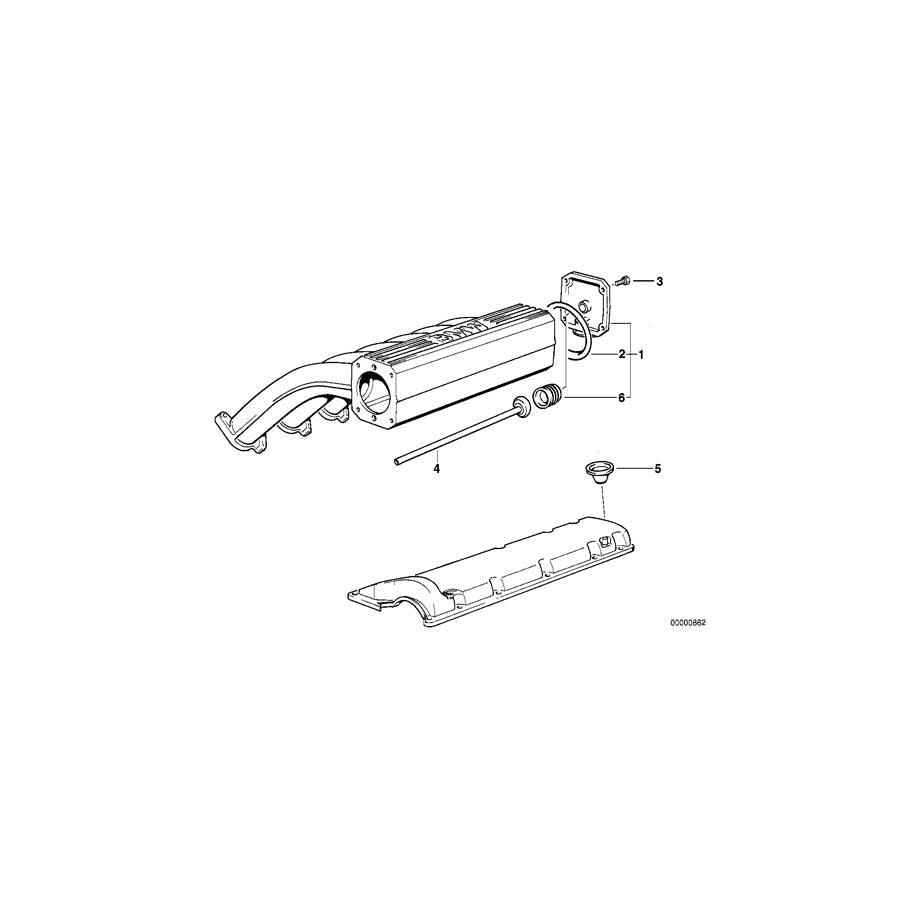 Genuine BMW 11157501564 E38 E31 Regulating Valve Zyl.7-12 (Inc. 750iLP, 750i & 850Ci) | ML Performance US Car Parts