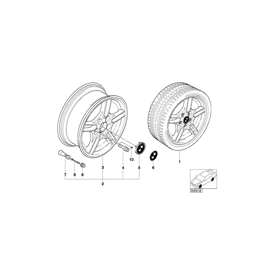 Genuine BMW 36317683236 Valve L=20MM (Inc. 540iP, 535i & 523i) | ML Performance US