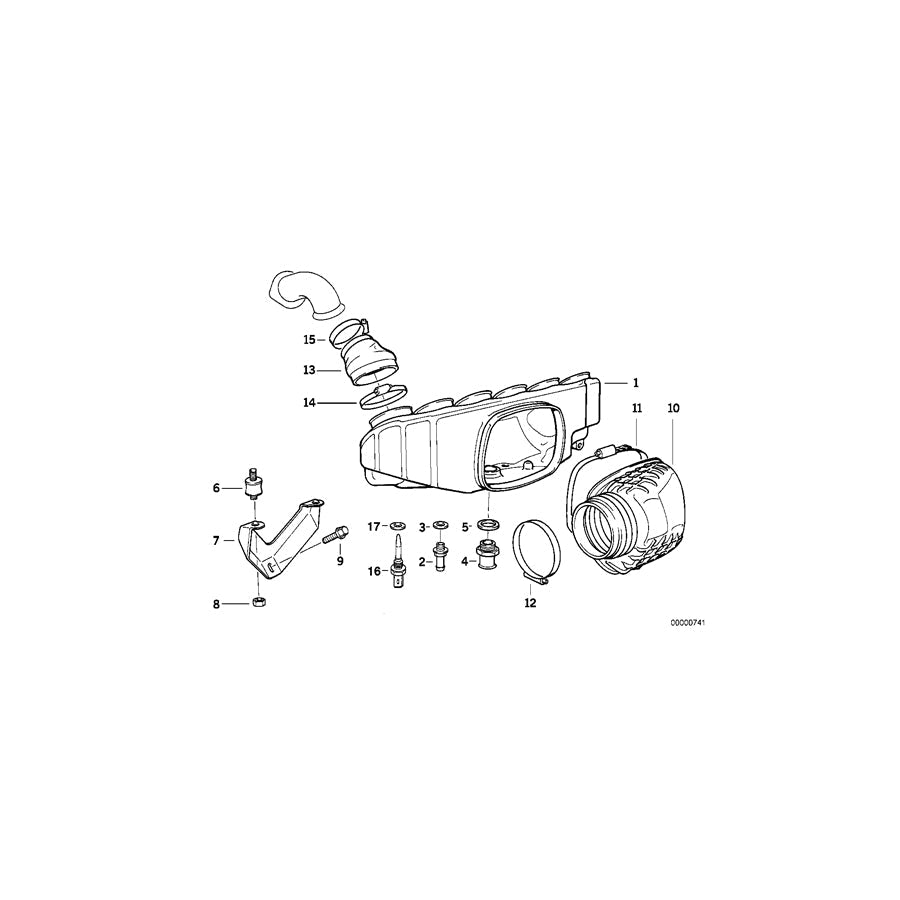 Genuine BMW 11611401116 E36 E36 Air Collector (Inc. M3 & Z3 M) | ML Performance US Car Parts