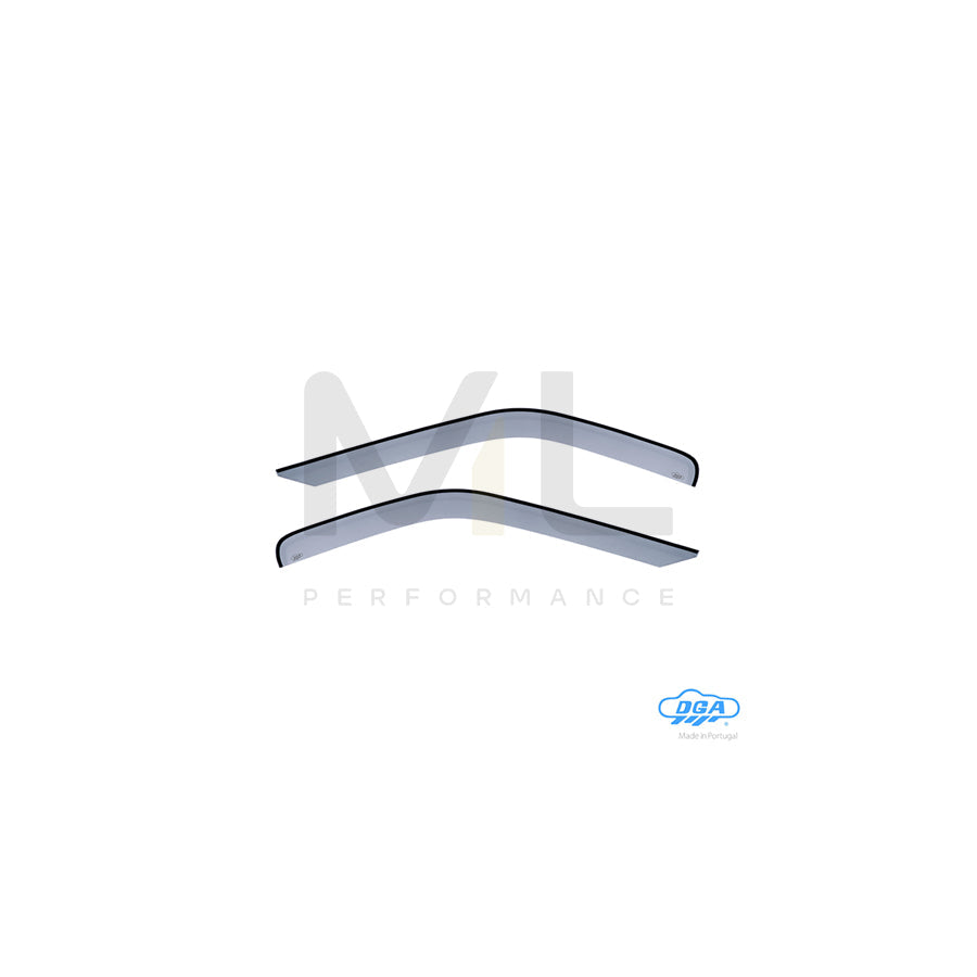 DGA 108050 Wind deflectors Arrow direction, Front, outer