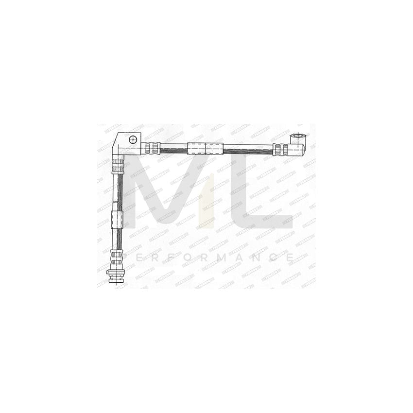FERODO FHY3208 Brake Hose for NISSAN PRIMERA 208,3mm, F 10X1 | ML Performance Car Parts