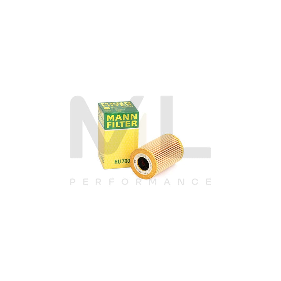 MANN-FILTER HU 7008 z Oil Filter with seal, Filter Insert