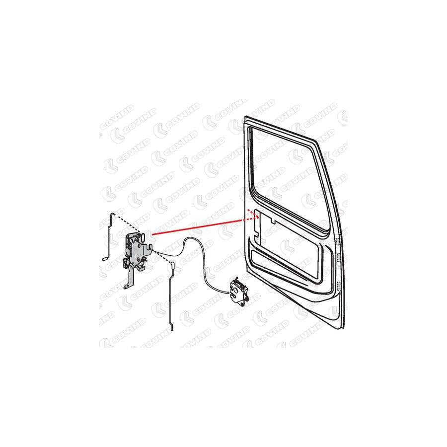 Covind 2Fh/181 Door Lock