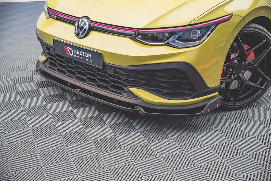 Maxton Design Volkswagen Golf GTI Clubsport MK8 Front Splitter + Flaps V.1