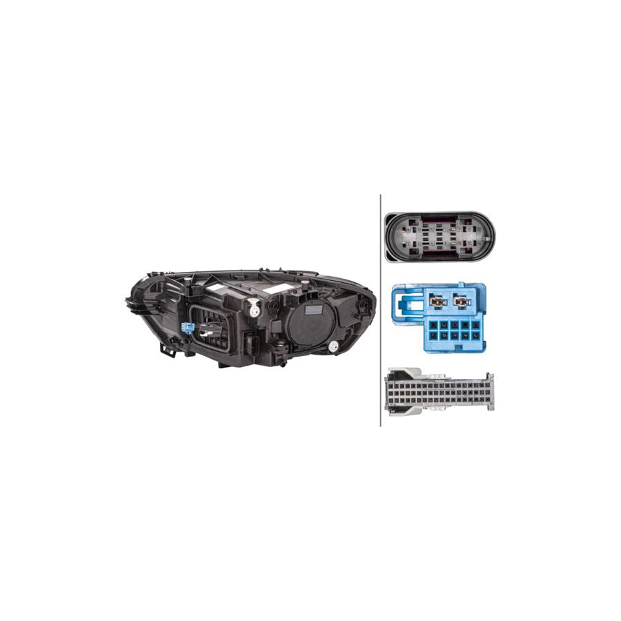 Hella 1EX 015 086-521 Headlight Suitable For Mercedes-Benz Cla