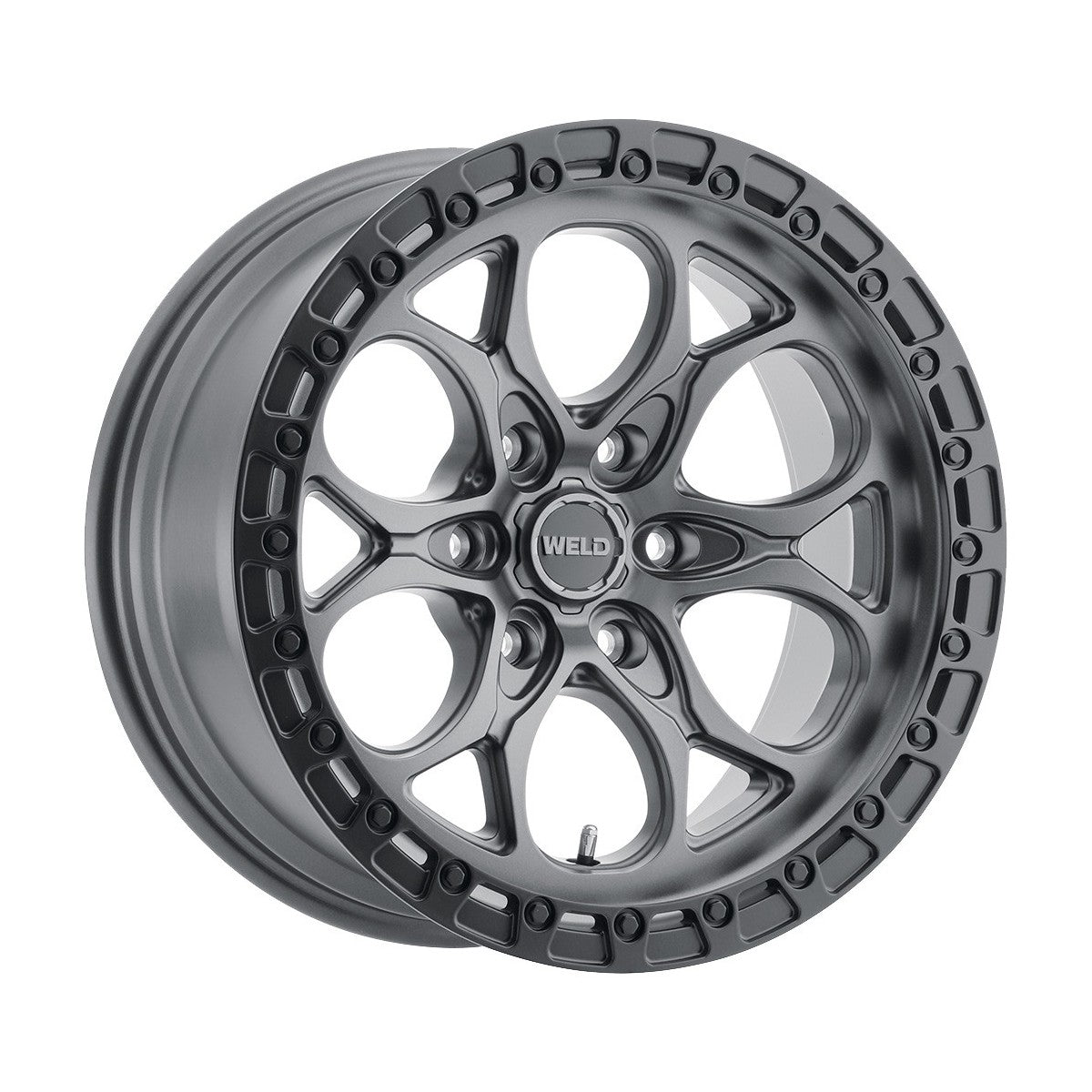 Weld W10700089475 Ledge 6 W107 Wheel 20x10 6x135 ET-18 BS4.75 Satin Gunmetal - Satin Black