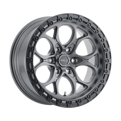 Weld W10700089475 Ledge 6 W107 Wheel 20x10 6x135 ET-18 BS4.75 Satin Gunmetal - Satin Black