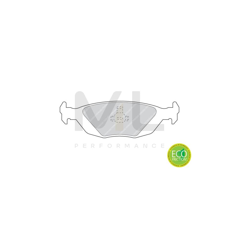 Ferodo Premier Eco Friction Fdb316 Brake Pad Set Not Prepared For Wear Indicator, Without Accessories | ML Performance Car Parts