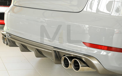 Rieger 00099368 Audi 8V A3 Rear Diffuser 7 | ML Performance UK Car Parts