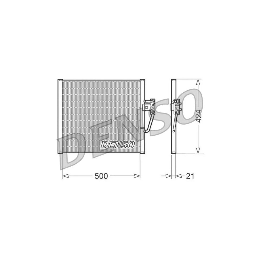 DENSO DCN05005 Air Conditioning Condenser