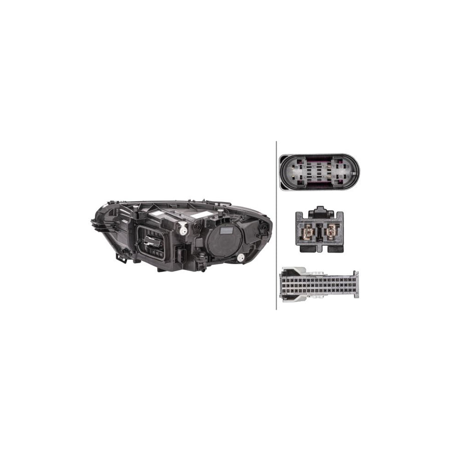 Hella 1EX 015 086-321 Headlight Suitable For Mercedes-Benz Cla
