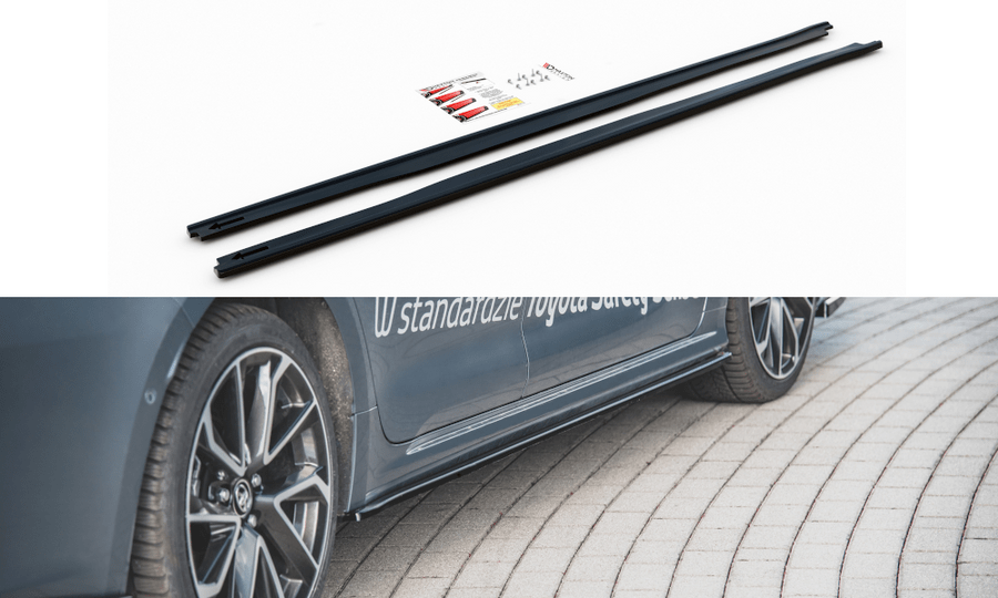 Maxton Design TO-CO-12-S-SD1T Side Skirts Diffusers Toyota Corolla XII Sedan | ML Performance US Car Parts