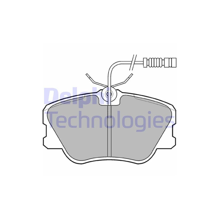 Delphi Lp608 Brake Pad Set
