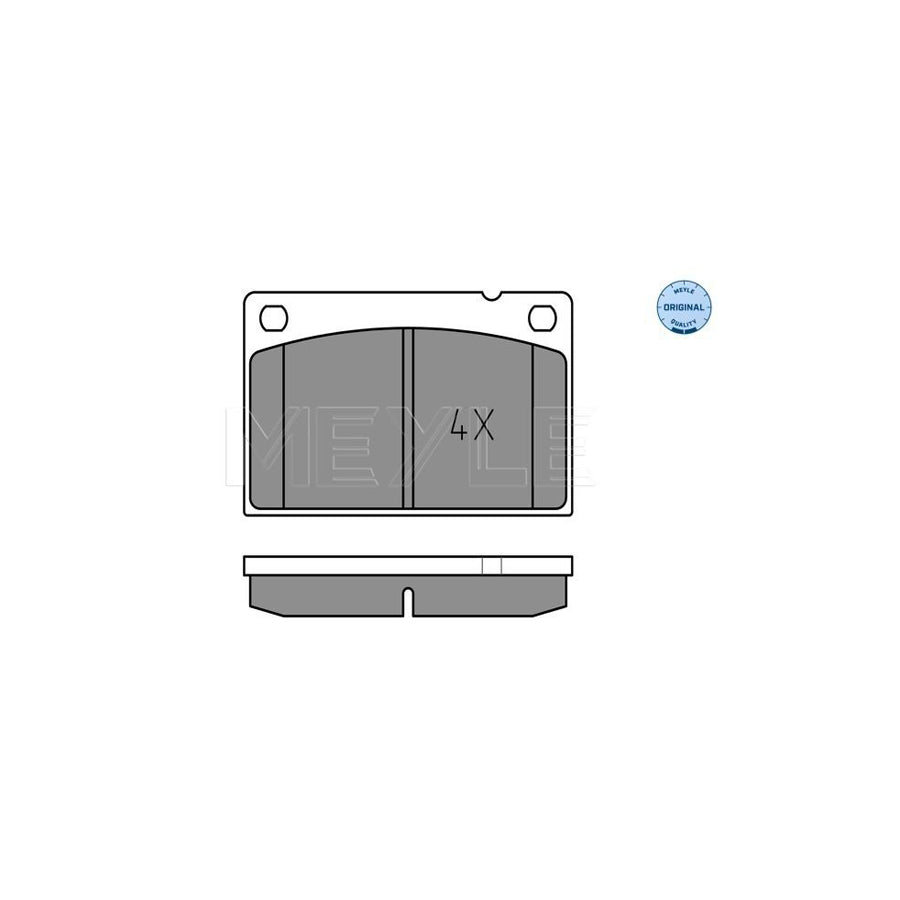 Meyle 025 209 2619 Brake Pad Set