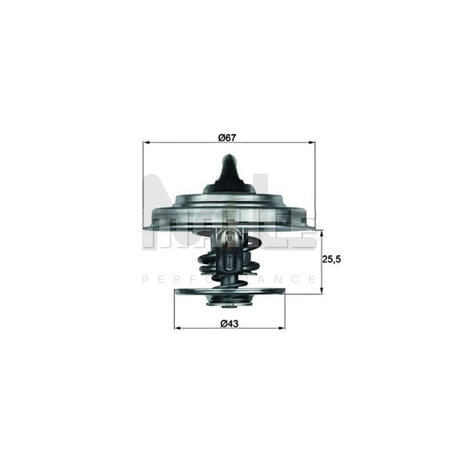 MAHLE ORIGINAL TX 31 92D Engine thermostat Opening Temperature: 92��C, with seal | ML Performance Car Parts