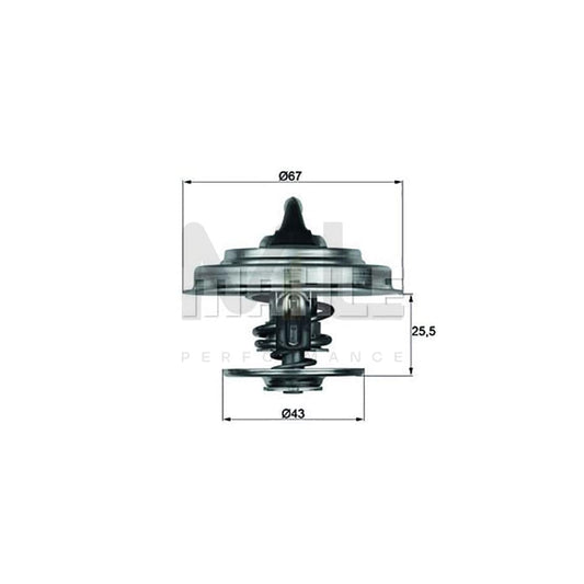 MAHLE ORIGINAL TX 31 92D Engine thermostat Opening Temperature: 92��C, with seal | ML Performance Car Parts