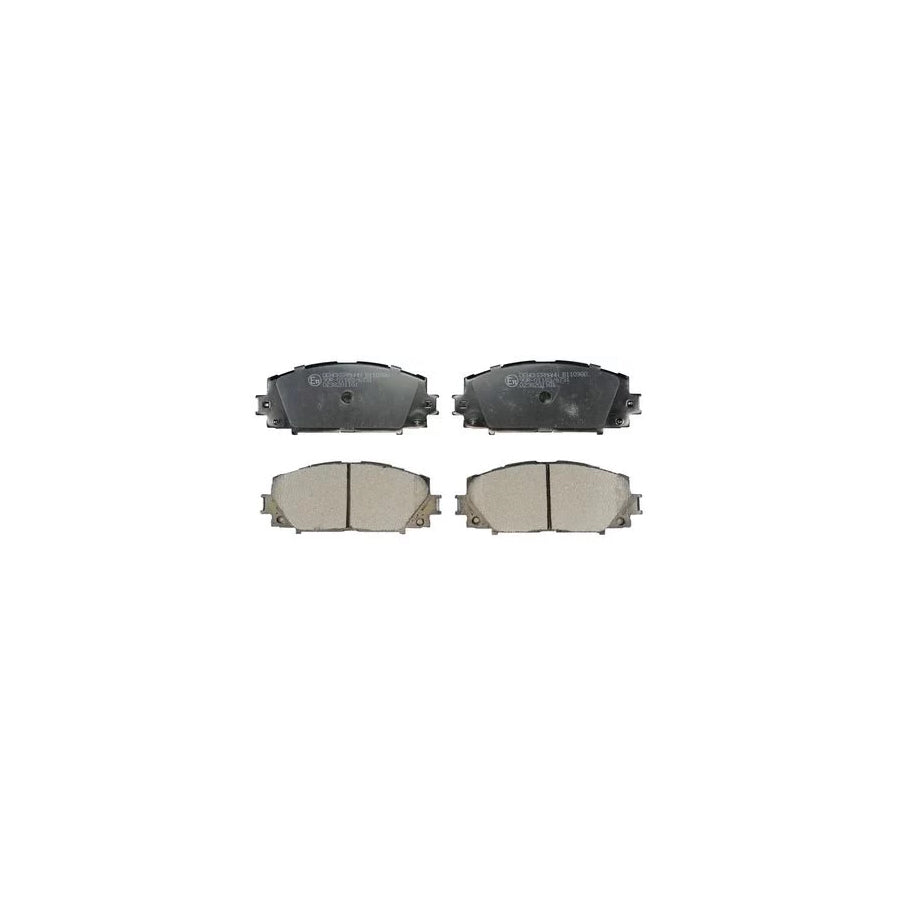 Denckermann B110980 Brake Pad Set for Toyota Yaris