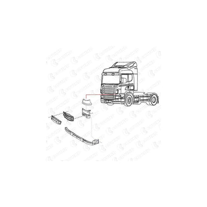 Covind Scr/155 Housing, Headlight