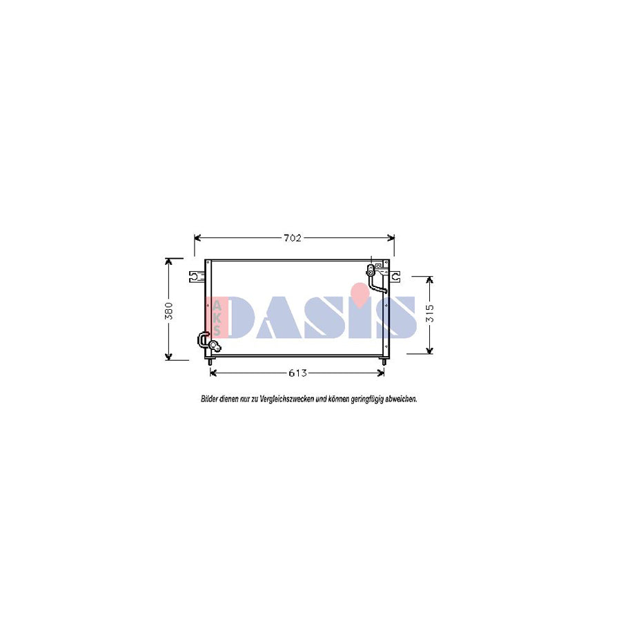 AKS Dasis 142001N Air Conditioning Condenser