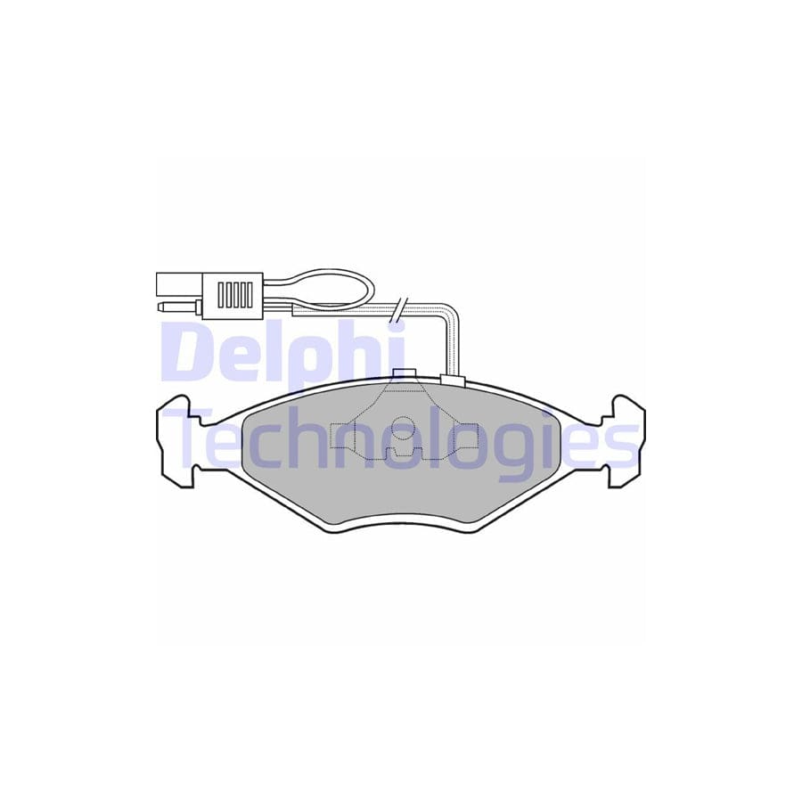Delphi Lp604 Brake Pad Set
