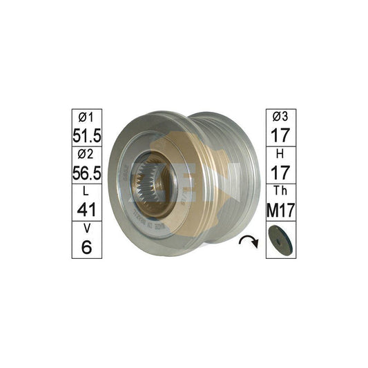 Era ZN5652 Alternator Freewheel Clutch