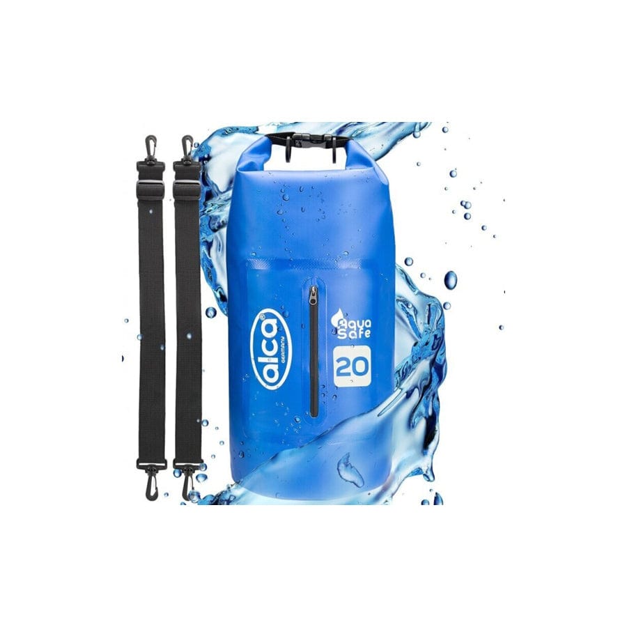 Alca 516220 WATERPROOF DRY BAG WITH ZIPPED POCKET 20L