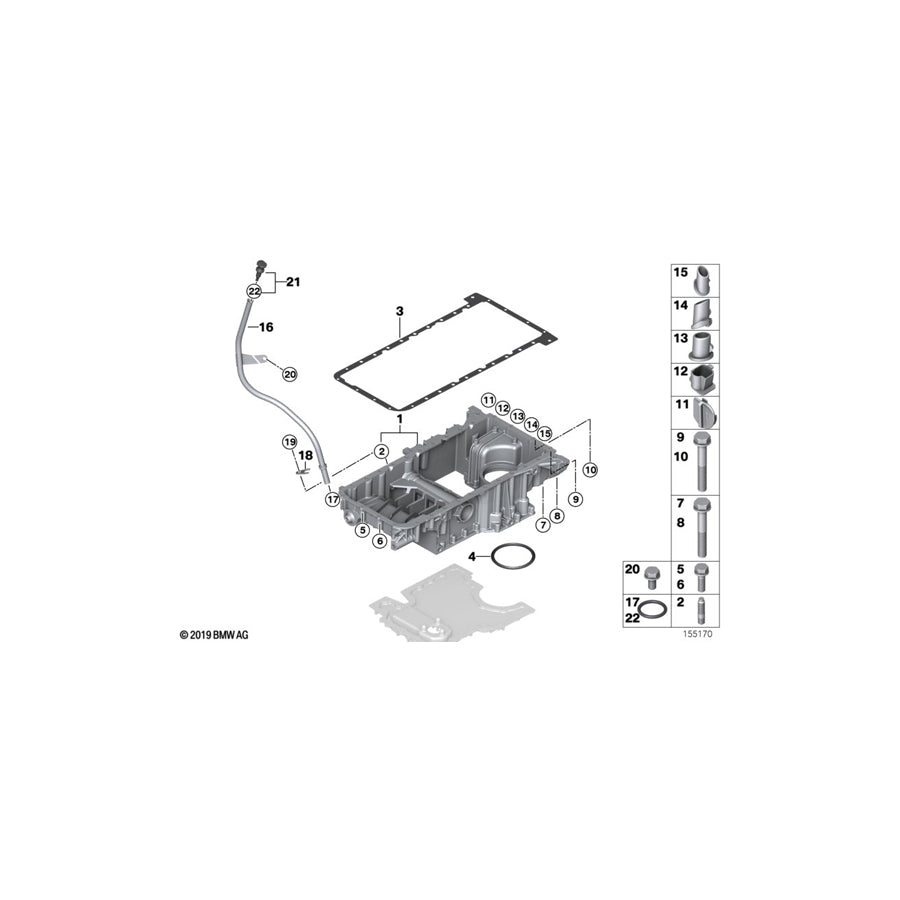 Genuine BMW 11437546696 E70 Coupling Yoke (Inc. X5 4.8i) | ML Performance US Car Parts