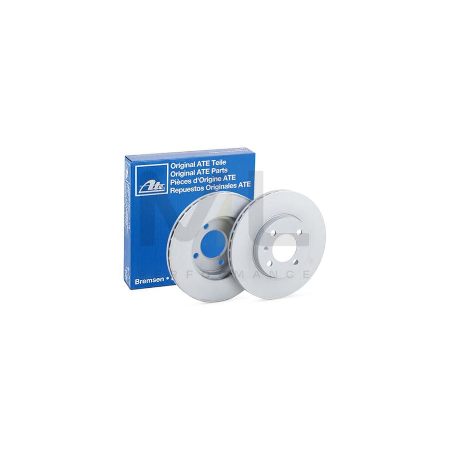 ATE 24.0120-0128.1 Brake Disc Vented, Coated, Alloyed / High-carbon, with bolts/screws  - 1 piece