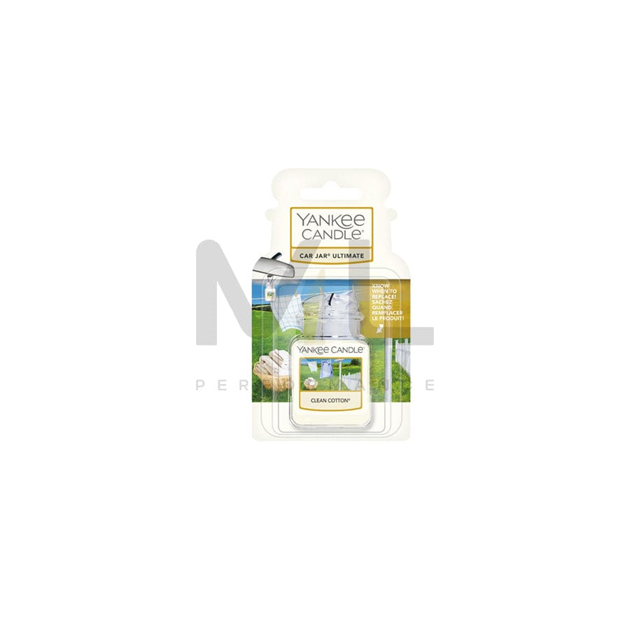 Yankee Candle Car Jar Ultimate Air Freshener - Clean Cotton