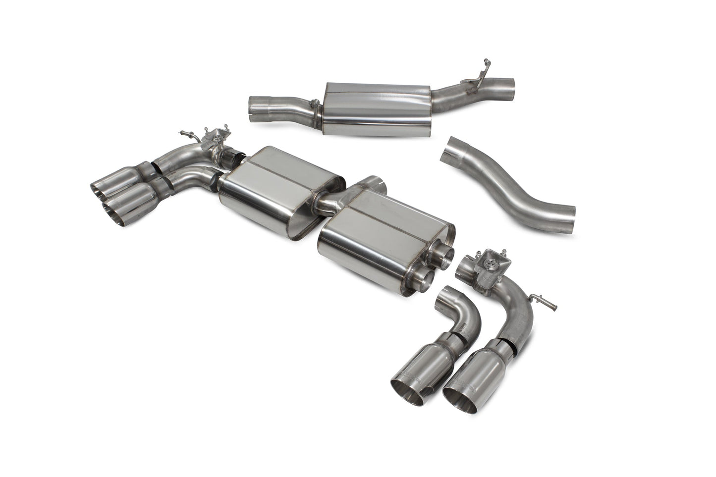 Scorpion SVW065 VW Golf R MK8 Resonated Cat/Gpf Back System & Electronic Valves | ML Performance US US