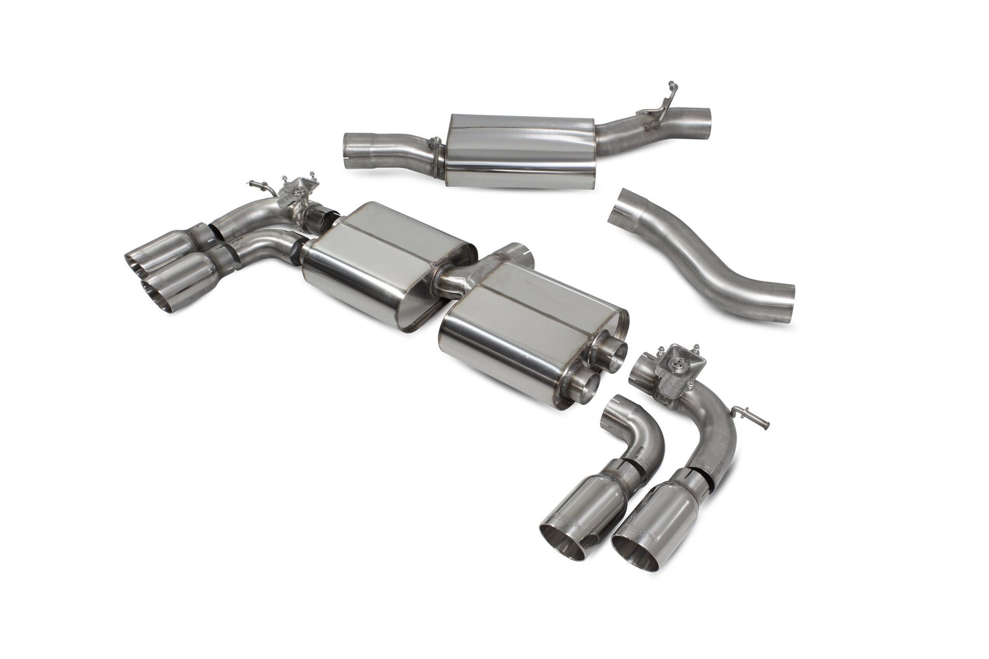 Scorpion SVW065 VW Golf R MK8 Resonated Cat/Gpf Back System & Electronic Valves | ML Performance US US