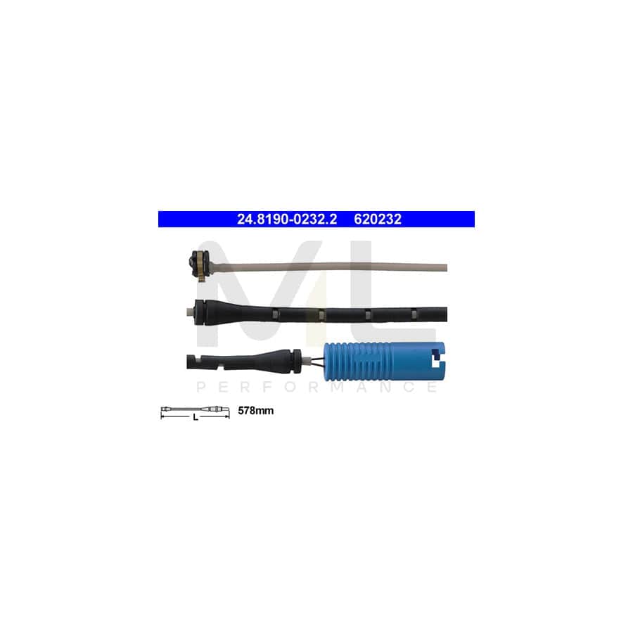 ATE 24.8190-0232.2 Brake pad wear sensor for BMW 7 (E38)