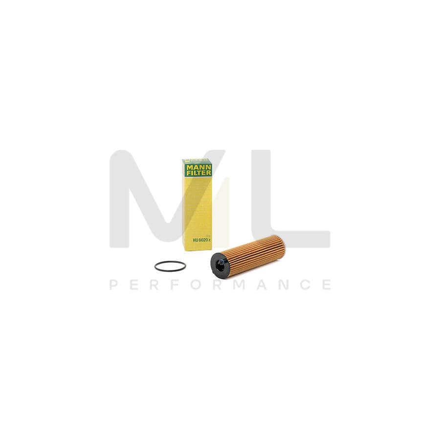 MANN-FILTER HU 6020 z Oil Filter with seal, Filter Insert