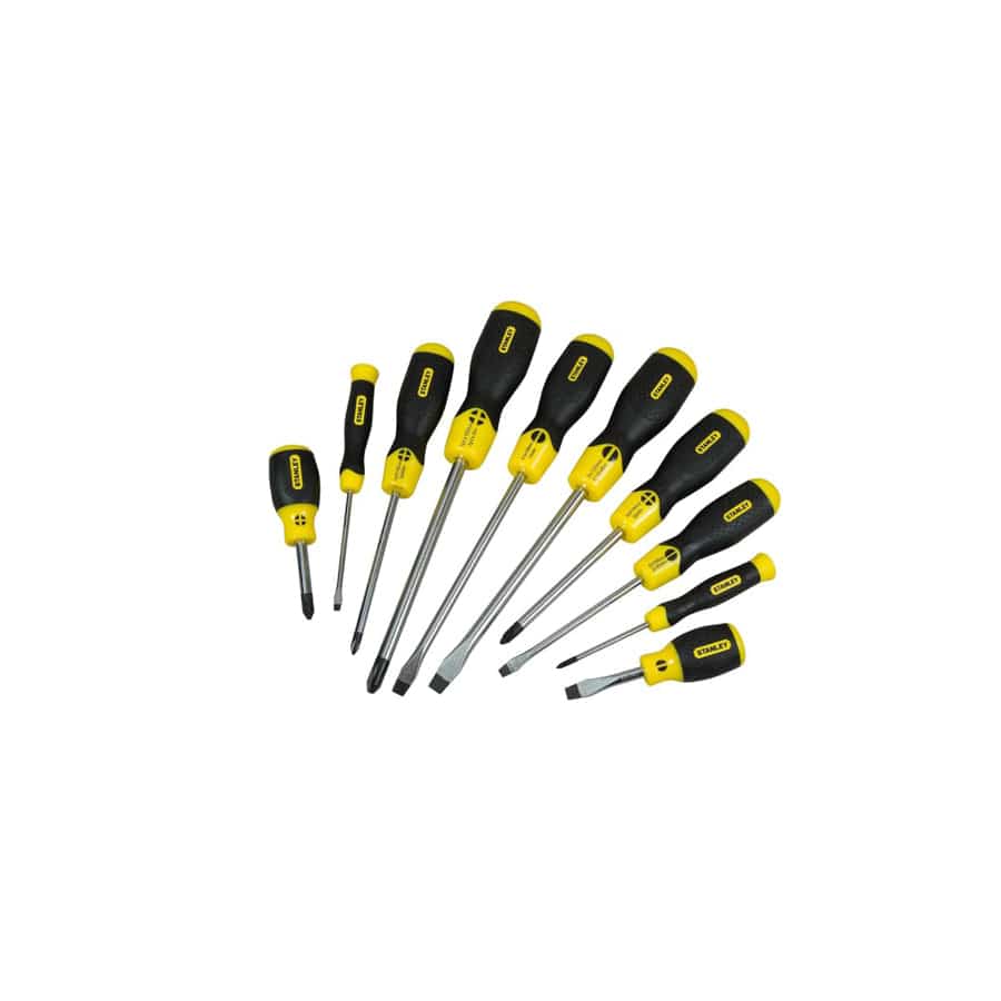 STANLEY® STA564977 Cushion Grip Screwdriver Set, 10 Piece