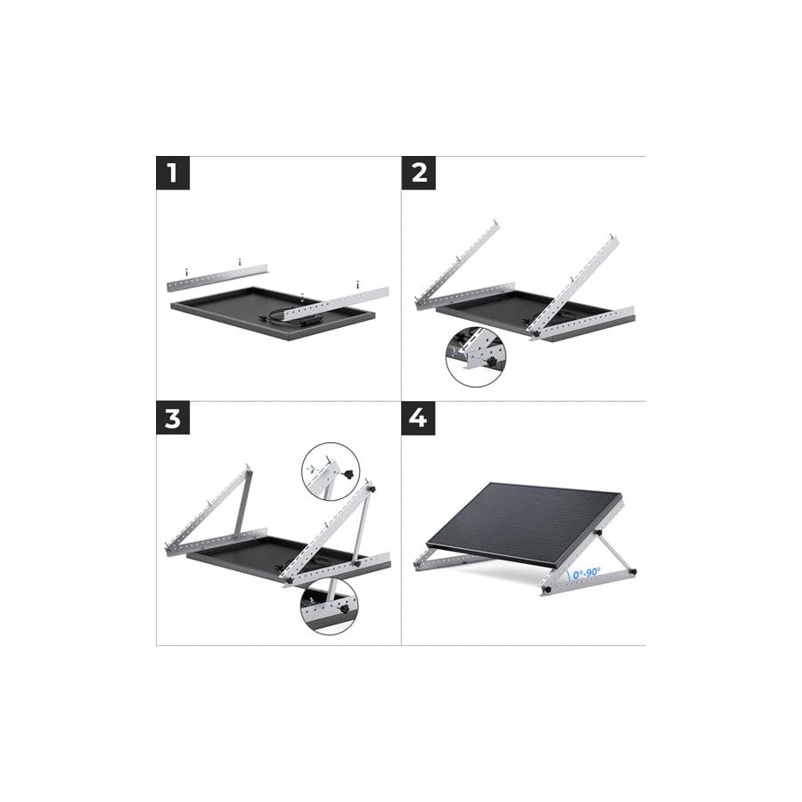 EcoFlow AA-FRAME-28IN 28" Adjustable Tilt Mount Bracket