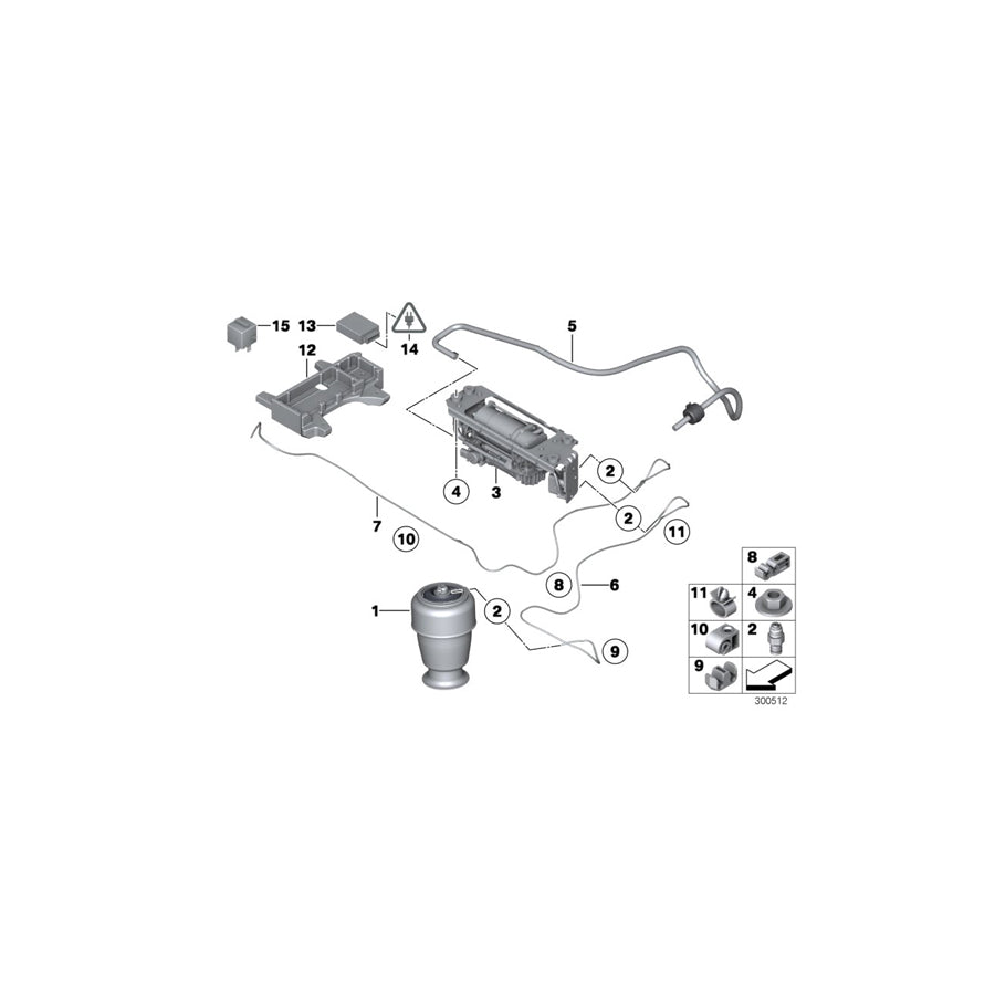 Genuine BMW 37206785929 F07 Vent Tubing (Inc. 530d 155kW, 535iX & 550iX) | ML Performance US