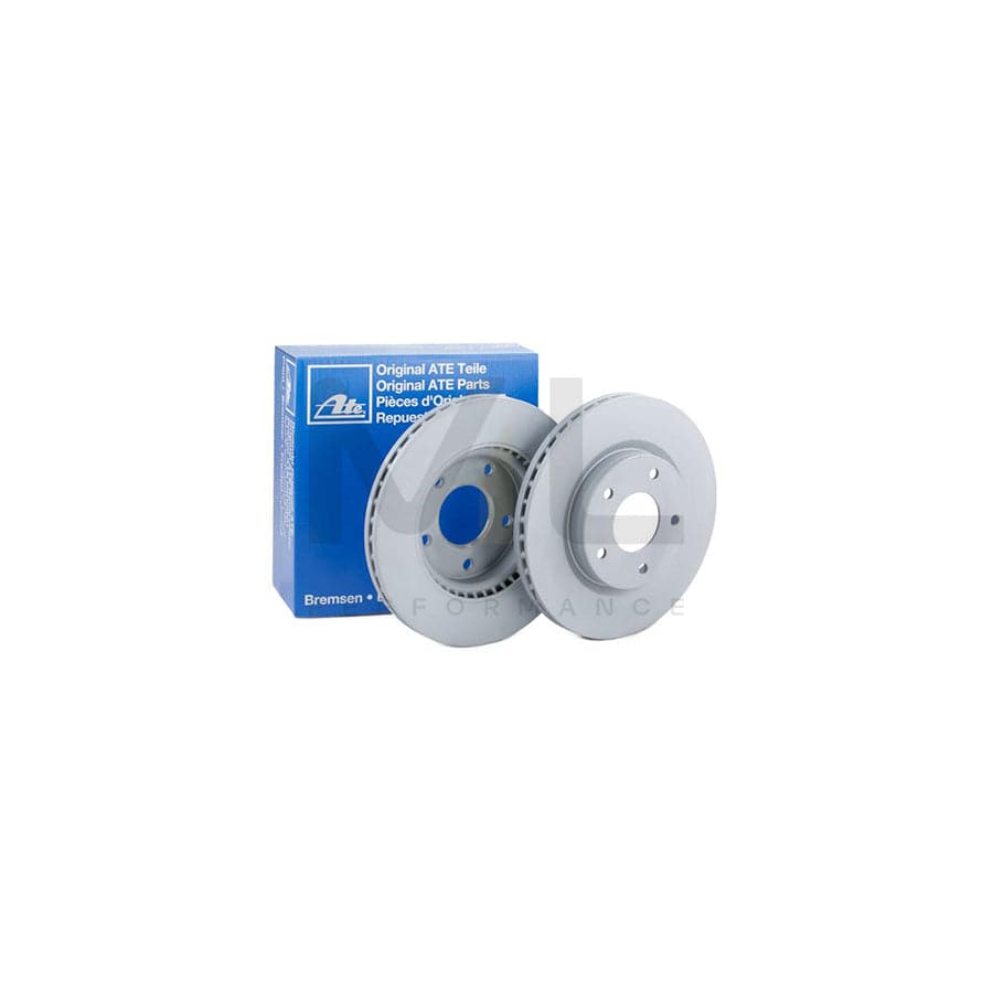 ATE 24.0124-0247.1 Brake Disc Vented, Coated  - 1 piece