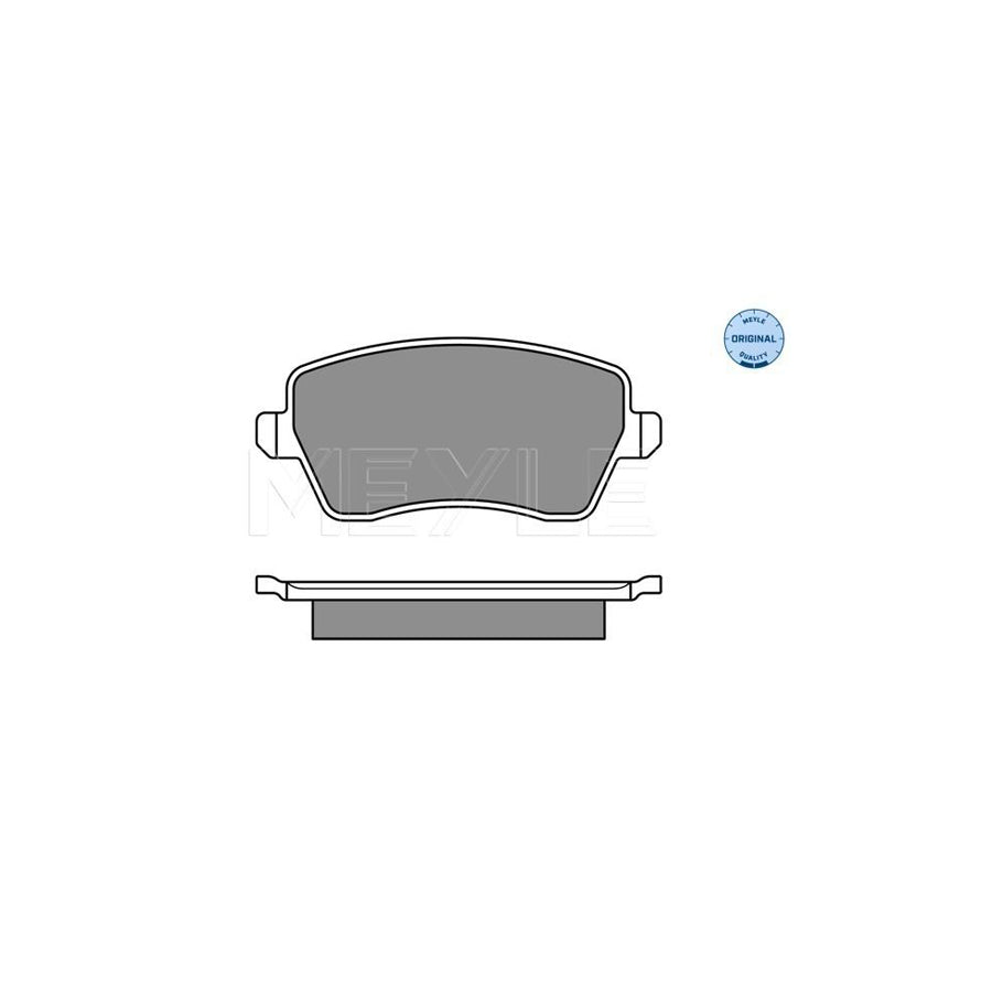 Meyle 025 245 8114 Brake Pad Set For Mazda 6