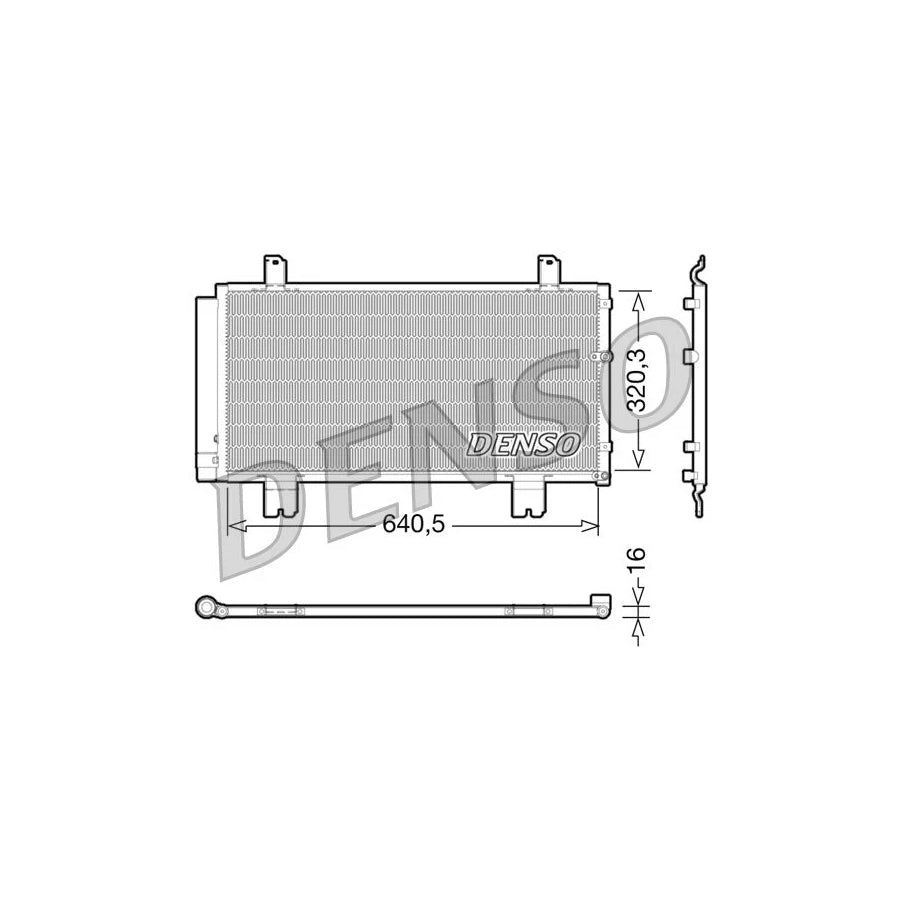 DENSO DCN51007 Air Conditioning Condenser for Lexus Is