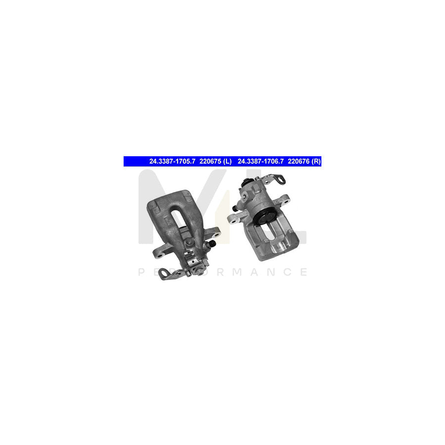 ATE 24.3387-1706.7 Brake Caliper without holder