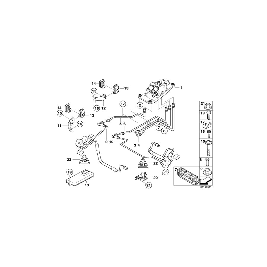 Genuine BMW 37206778247 E70 F16 Torx Screw D5X46/30-R (Inc. X5 3.0sd, X5 3.0d & X6 M50dX) | ML Performance US