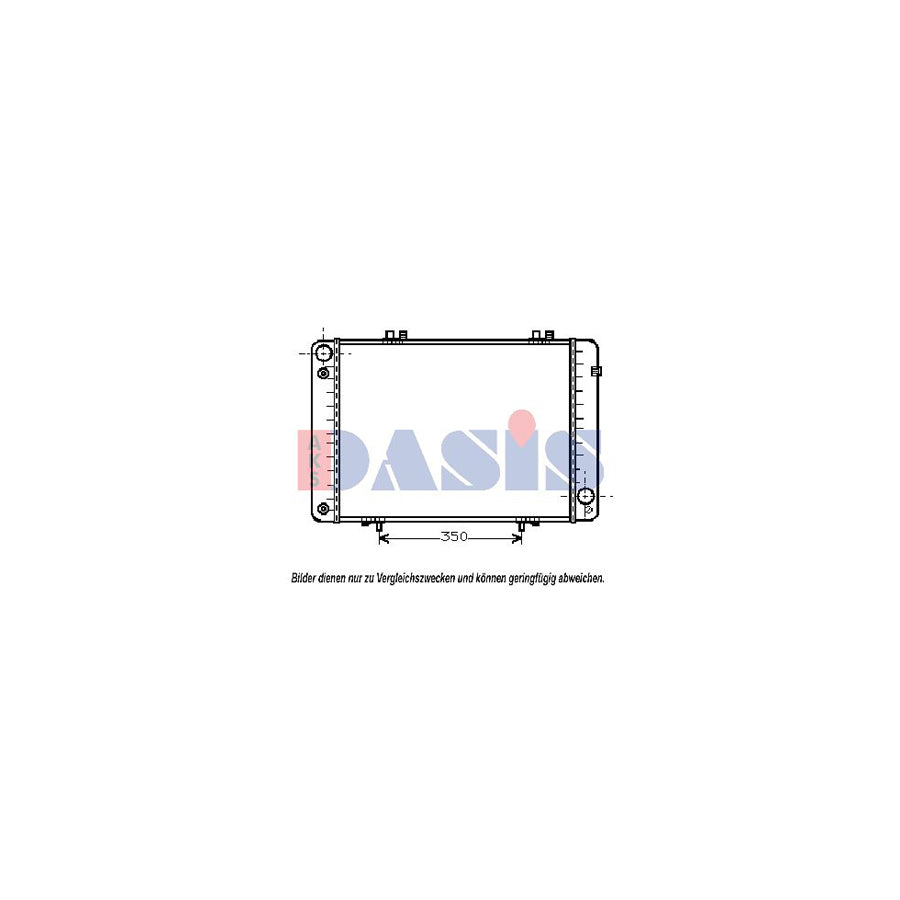 AKS Dasis 121620N Engine Radiator Suitable for Mercedes-Benz 190 (W201)