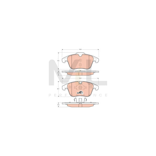 TRW Cotec Gdb1705 Brake Pad Set Prepared For Wear Indicator | ML Performance Car Parts