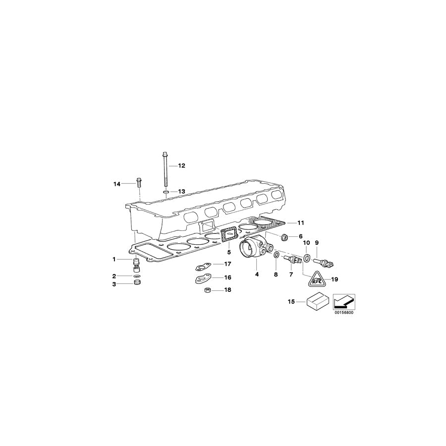 Genuine BMW 11121402384 E36 Gasket Set Cylinder Head Asbestos Free (Inc. M3) | ML Performance US Car Parts