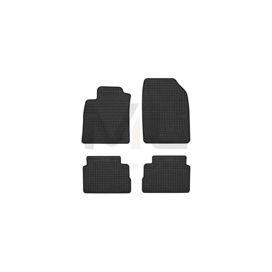 FROGUM Tailored 0703 Floor mat set Elastomer, Front and Rear, Quantity: 4, Black, (LHD)