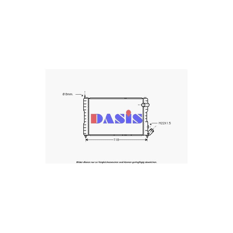 AKS Dasis 060017N Engine Radiator
