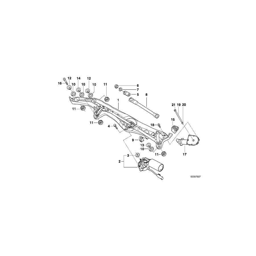 Genuine BMW 61618360409 E38 E53 E36 Bush D=6,3 (Inc. 740iLP, 740d & X5 4.4i) | ML Performance US Car Parts