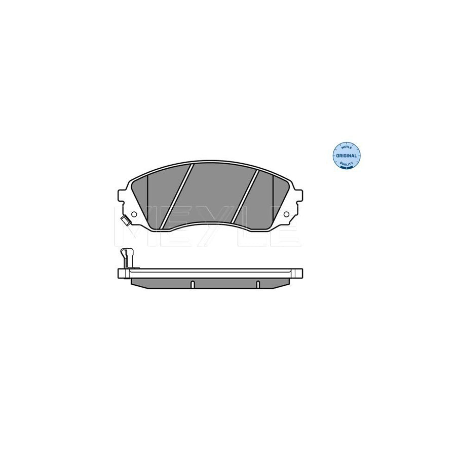 Meyle 025 245 9717/W Brake Pad Set