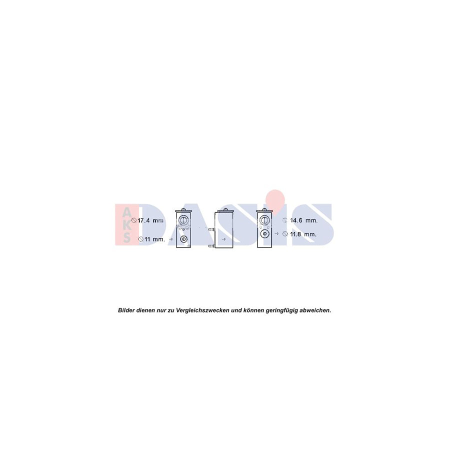 AKS Dasis 840291N AC Expansion Valve for Peugeot 508