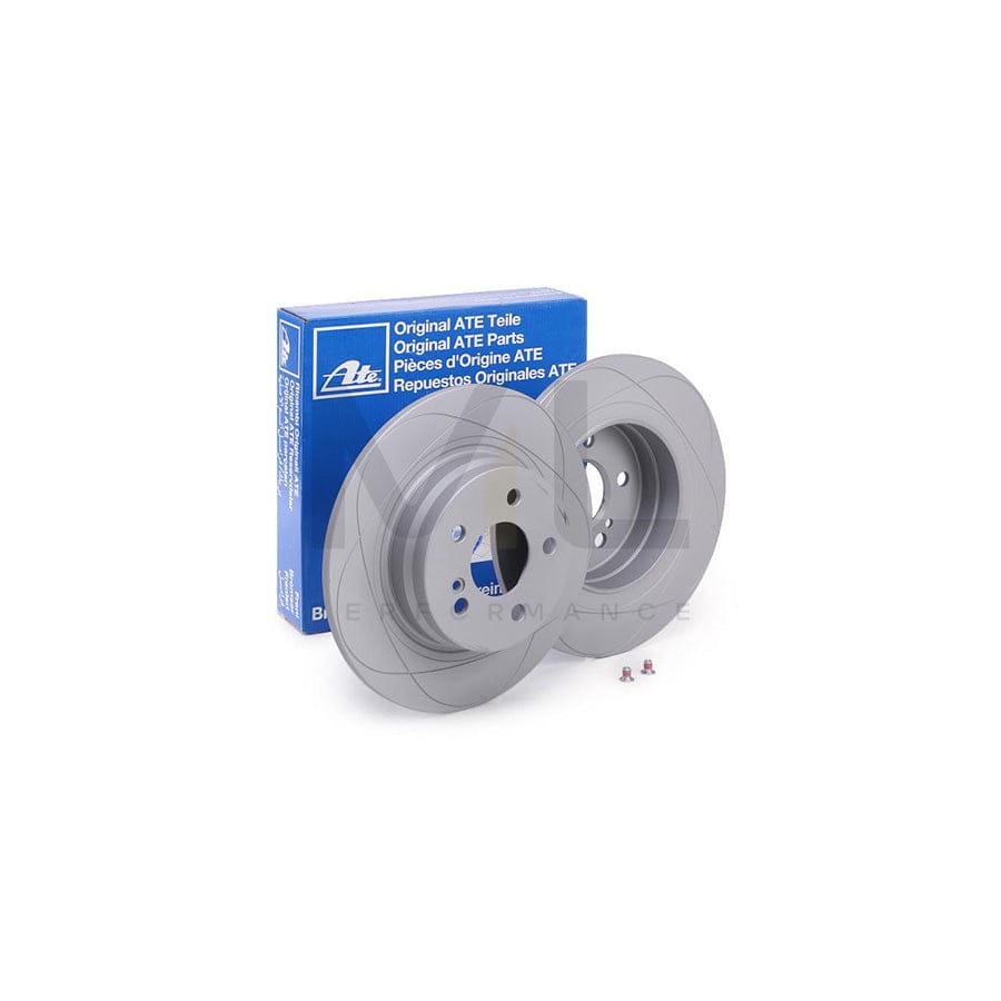 ATE PowerDisc 24.0310-0328.1 Brake Disc Solid, Coated, with bolts/screws  - 1 piece